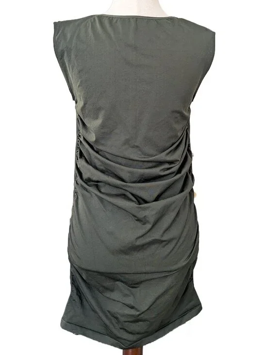 NWOT Blanqi Maternity Olive Tank Dress size L/XL - Picture 9 of 14